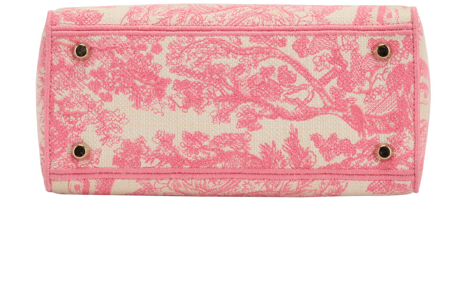 Medium Toile de Jouy Lady D-Lite, &pound;1,800, Handbags, Pink, Canvas, Top view